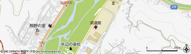 田辺市大塔体育館周辺の地図