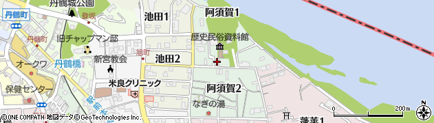 和歌山県新宮市阿須賀1丁目周辺の地図