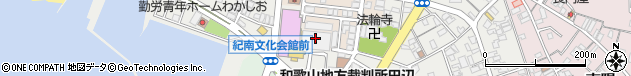 和歌山県田辺市周辺の地図