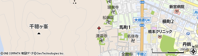 渡御前社周辺の地図