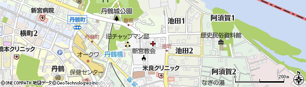 和歌山県新宮市伊佐田町1丁目周辺の地図