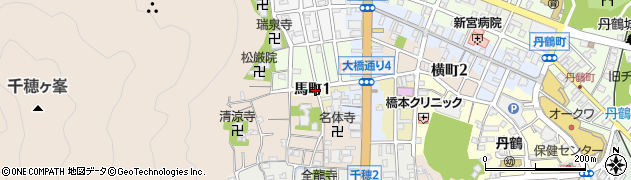 和歌山県新宮市馬町周辺の地図