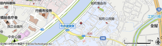 株式会社サンレー　行橋営業所周辺の地図