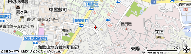 田辺っ子七福堂周辺の地図