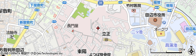 和歌山県田辺市東陽12周辺の地図