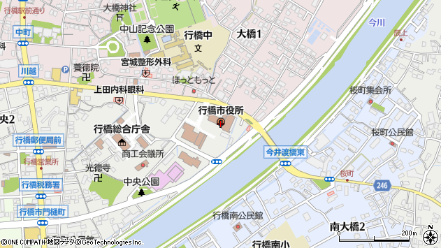 〒824-0012 福岡県行橋市文久の地図