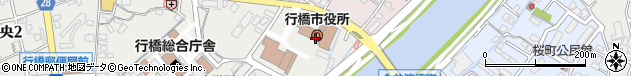 福岡県行橋市周辺の地図