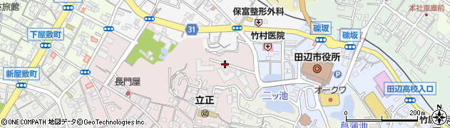 和歌山県田辺市東陽14周辺の地図