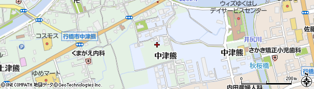 福岡県行橋市下津熊周辺の地図