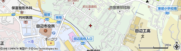 和歌山県田辺市あけぼの周辺の地図