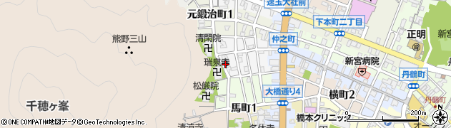 大寺周辺の地図