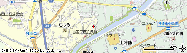 福岡県行橋市吉国周辺の地図