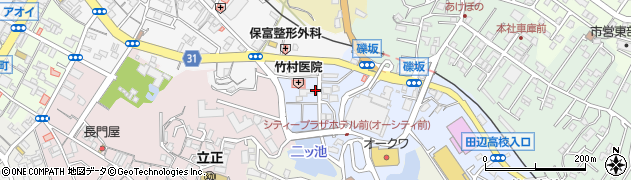 明光タクシー株式会社田辺営業所周辺の地図