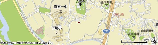 福岡県直方市下境1707周辺の地図