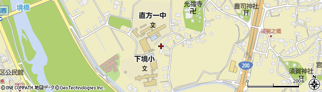 福岡県直方市下境1717周辺の地図