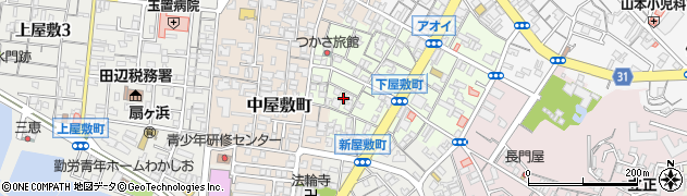 和歌山県田辺市下屋敷町116周辺の地図