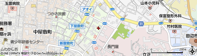和歌山県田辺市下屋敷町13周辺の地図