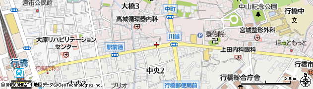 西日本シティ銀行行橋支店 ＡＴＭ周辺の地図