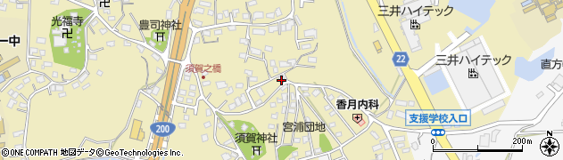福岡県直方市下境1220周辺の地図