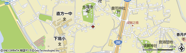 福岡県直方市下境1701周辺の地図
