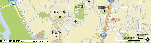 福岡県直方市下境1668周辺の地図