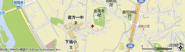 福岡県直方市下境1660周辺の地図