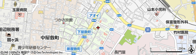 和歌山県田辺市下屋敷町23周辺の地図