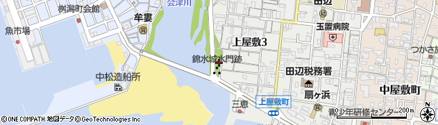 錦水公園トイレ周辺の地図