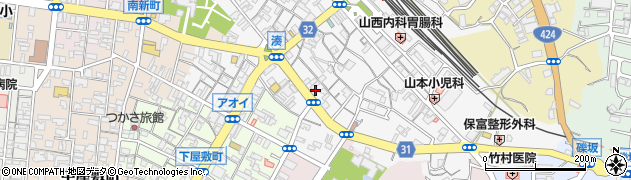 和歌山県田辺市湊38周辺の地図