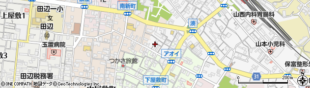 和歌山県田辺市湊21周辺の地図