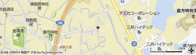 福岡県直方市下境1072周辺の地図