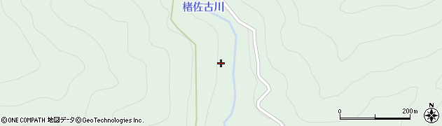 楮佐古川周辺の地図