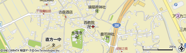 福岡県直方市下境1486周辺の地図