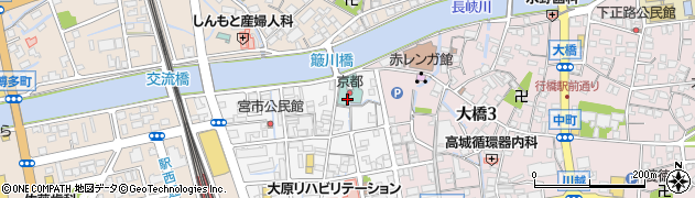 京都ホテル周辺の地図