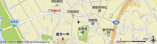 福岡県直方市下境1642周辺の地図