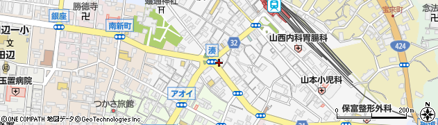 トヨタレンタリース和歌山紀伊田辺駅前店周辺の地図