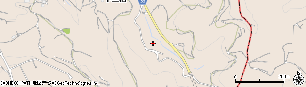 和歌山県田辺市下三栖1757周辺の地図