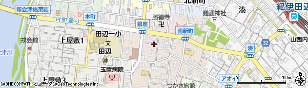 和歌山県田辺市今福町周辺の地図