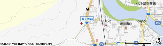 徳島県美波町（海部郡）奥河内（寺前）周辺の地図