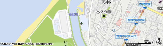 花鶴川周辺の地図