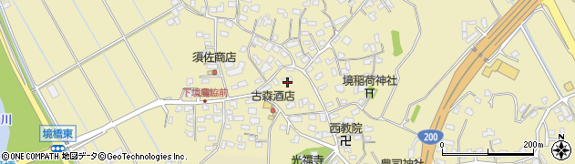 福岡県直方市下境2156周辺の地図