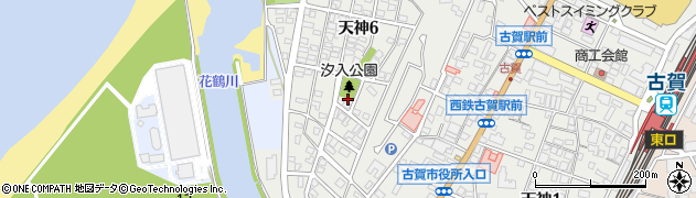 汐入街区公園周辺の地図