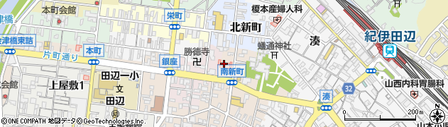 田辺中央病院（研医会）周辺の地図