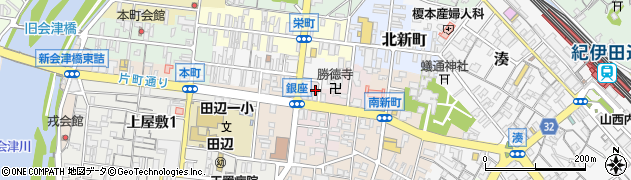 和歌山県田辺市今福町84周辺の地図