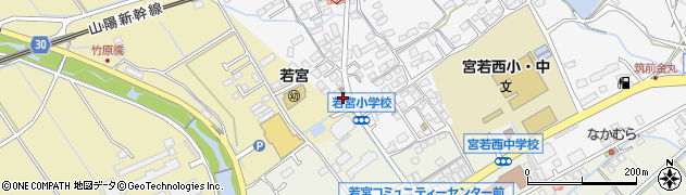 福岡銀行若宮駐在所前 ＡＴＭ周辺の地図