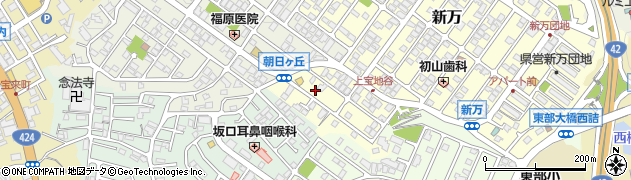 和歌山県田辺市新万3周辺の地図