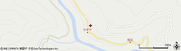 高知県吾川郡いの町越裏門121周辺の地図