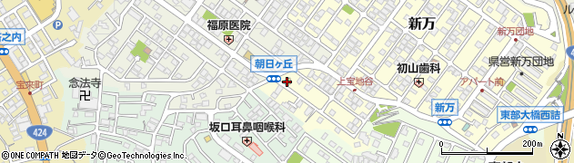 ファミリーマート田辺新万店周辺の地図