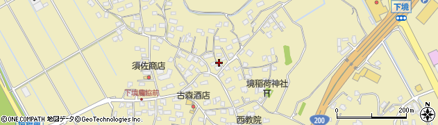 福岡県直方市下境2194周辺の地図