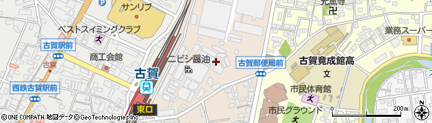 福岡県古賀市駅東周辺の地図